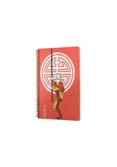 Mabbels Spiralli Defter Avatar Aang Kırmızı 80 YP 17x24 DFT-388616 ürün görseli 1