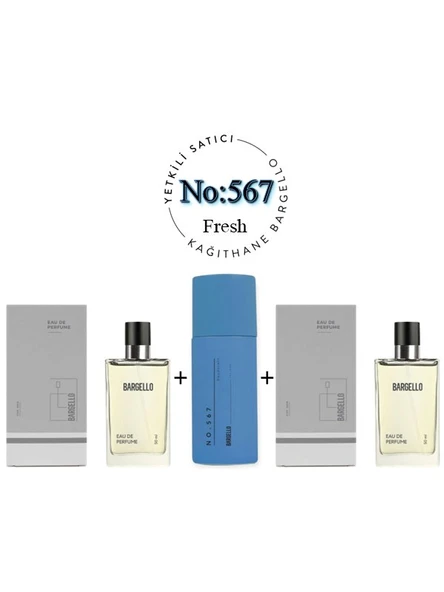 567 + 567 Erkek Parfüm Edp 50 ml + No: 567 Unisex Deodorant 150 ml  - Mnms567deo2 ürün görseli 1