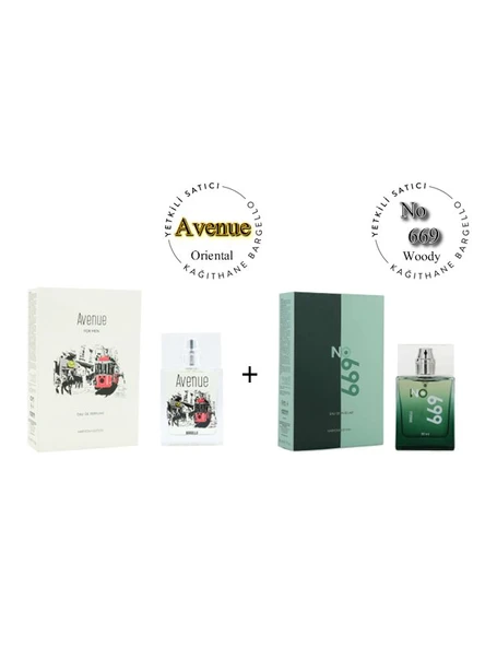 Avenue + No: 669 Erkek  Parfüm 50 ml edp Oriental / Woody  - Mnms50ave669 ürün görseli 1