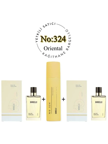 324 + 324  Kadın Parfüm Edp 50 ml + No:324 Kadın Deodorant 150 ml - Mnms324deo2 ürün görseli 1