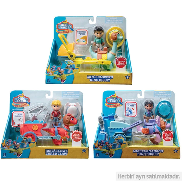 Dino Ranch Deluks Araç 7,5 Cm DNR0009 DNA03401 ürün görseli 1