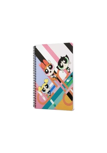 Mabbels Spiralli Defter The Powerpuff Girls Pembe 80 YP 17x24 DFT-388470 ürün görseli 1