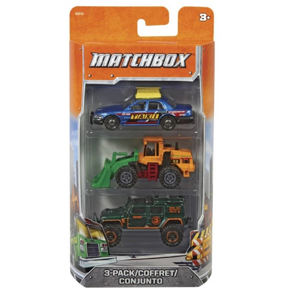 Matchbox Araba Seti 3 Lü C3713 - Resim 2