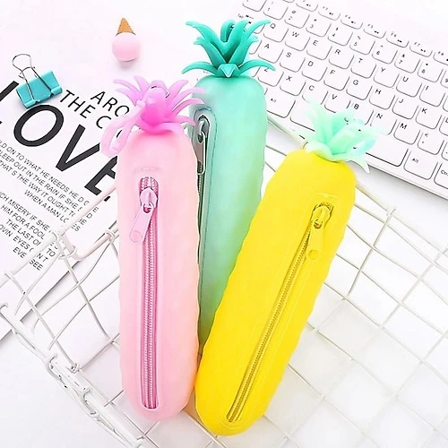 Vega Avega Kalem Kutusu Ananas Silikon VG-001 ürün görseli 1