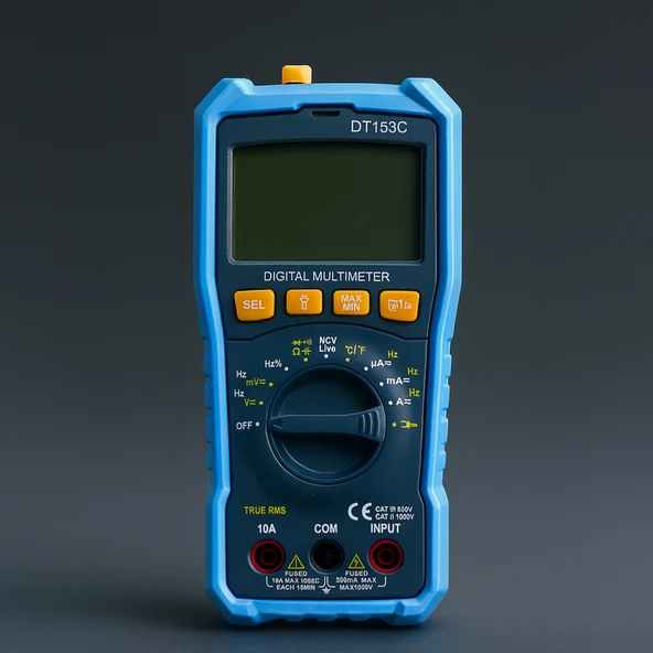 1000V Dijital Multimetre Elektrik Ölçü Cihazı Aleti Ampermetre Direnç Akım Voltaj Ölçer ürün görseli 1
