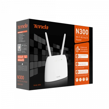 TENDA 4G06 N300 Wi-Fi 4G VoLTE Router ürün görseli 1