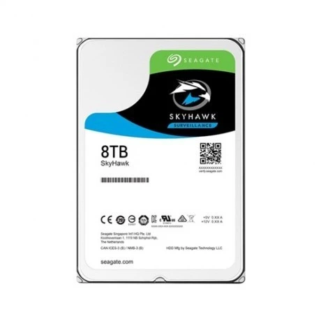8TB SEAGATE SKYHAWK 256MB 7/24 RV ST8000VX010 ürün görseli 1