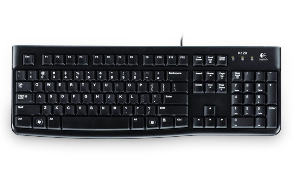 LOGITECH K120 KLAVYE Q TR SIYAH 920-002505 - Resim 3