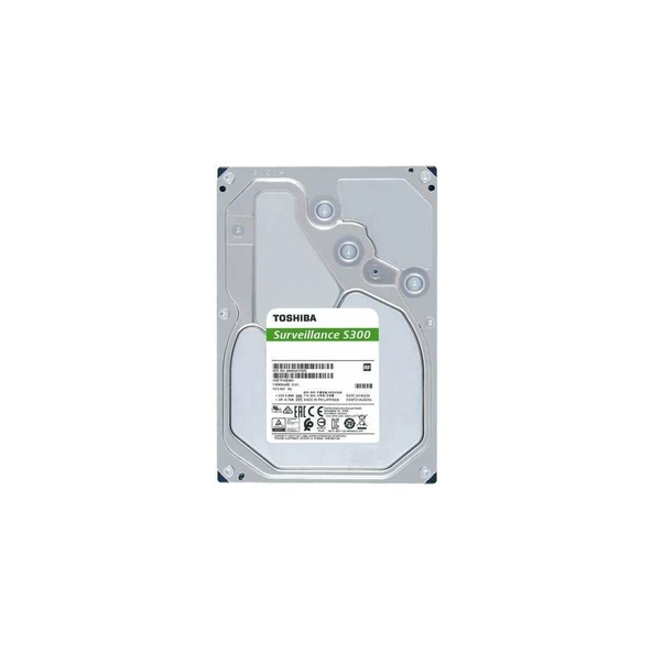 6TB TOSHIBA 5400RPM S300 PRO SATA3 256MB 7/24 HDWT860UZSVA 3 YIL GARANTİ ürün görseli 1