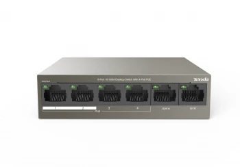 TENDA TEF1106P-4-63W 6PORT 10/100 YÖNETİLEMEZ POE SWITCH ürün görseli 1