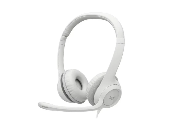 LOGITECH H390 MIKROFONLU BEYAZ KULAKLIK 981-001286 ürün görseli 1