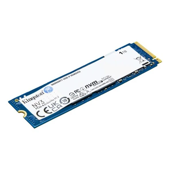 1TB KINGSTON NV3 SNV3S/1000G 6000/4000MB/S M.2 NVMe PCIe 4.0 ürün görseli 1