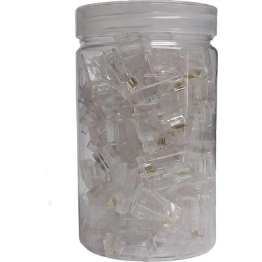 EZCOOL EZ-RJ45 100 LÜ AÇIK UÇ YENİ NESİL CAT6 KONNEKTÖR ürün görseli 1