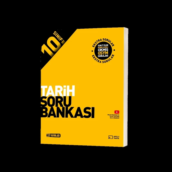 Hız Yayınları10. Sınıf Tarih Soru Bankası Güncel Müfredat ürün görseli 1