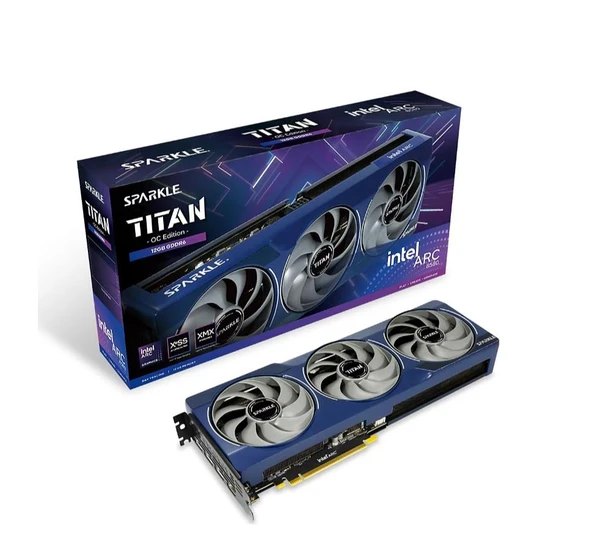 SPARKLE INTEL ARC B580 TITAN OC 12GB EKRAN KARTI ürün görseli 1