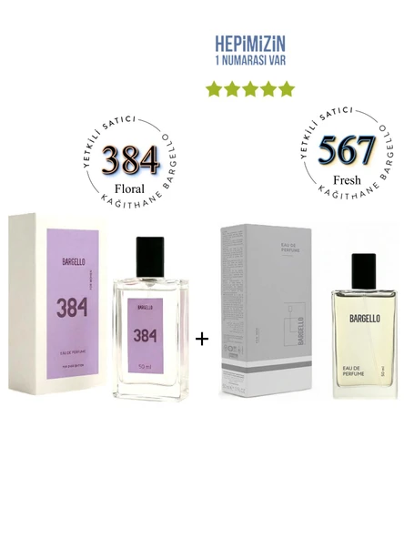 384 + 567 Kadın/erkek Parfüm Edp 50 ml Floral/fresh - Mnms50384567 ürün görseli 1