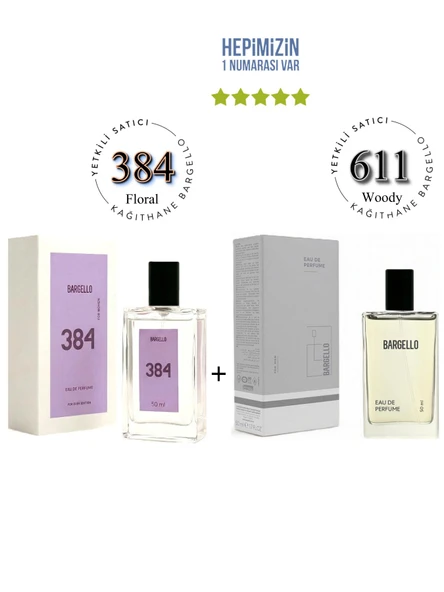 384 + 611 Kadın/erkek Parfüm Edp 50 ml Floral/woody - Mnms50384611 ürün görseli 1