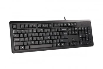 A4 TECH KR-92 Q KLAVYE USB STANDART SİYAH - Resim 2
