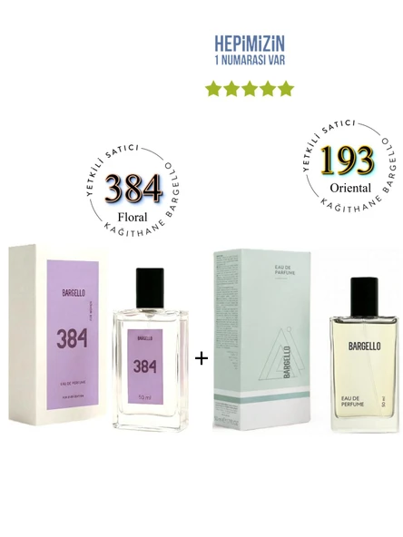 384 + 193 Kadın/unisex Parfüm Edp 50 ml Floral/oriental - Mnms50384193 ürün görseli 1