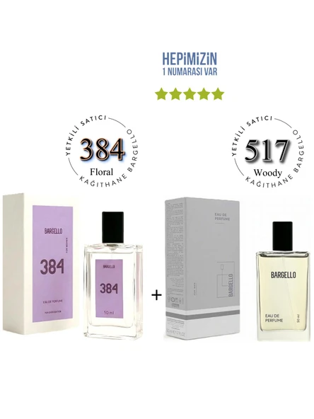 384 + 517 Kadın/erkek Parfüm Edp 50 ml Floral/woody - Mnms50384517 ürün görseli 1