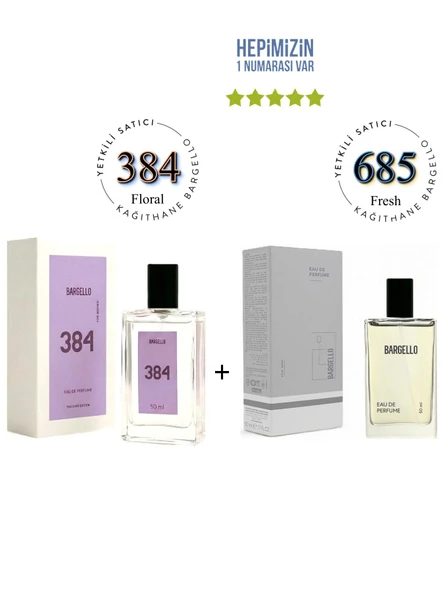 384 + 685 Kadın/erkek Parfüm Edp 50 ml Floral/fresh - Mnms50384685 ürün görseli 1
