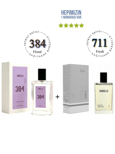 384 + 711 Kadın/erkek Parfüm Edp 50 ml Floral/fresh - Mnms50384711 ürün görseli 1