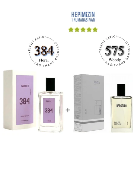384 + 575 Kadın/erkek Parfüm Edp 50 ml Floral/woody - Mnms50384575 ürün görseli 1