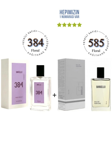 384 + 585 Kadın/erkek Parfüm Edp 50 ml Floral - Mnms50384585 ürün görseli 1