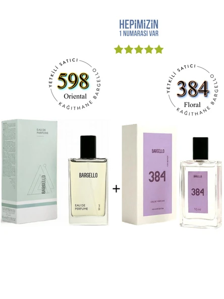 598 + 384 Unisex/kadın Parfüm Edp 50 ml Oriental/floral - Mnms50598384 ürün görseli 1