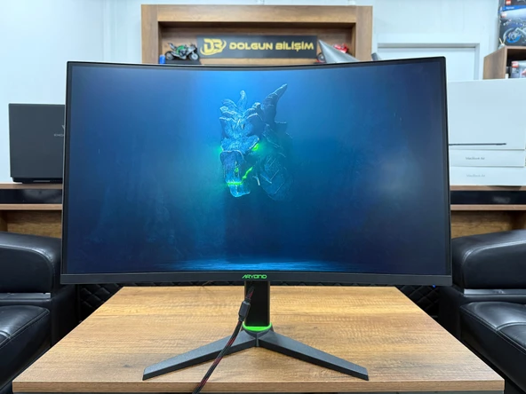 Monster Aryond A27 V2 27” 180Hz 1ms WQHD 2K Curved Pivot VA Oyuncu Monitörü (İKİNCİ EL) ürün görseli 1