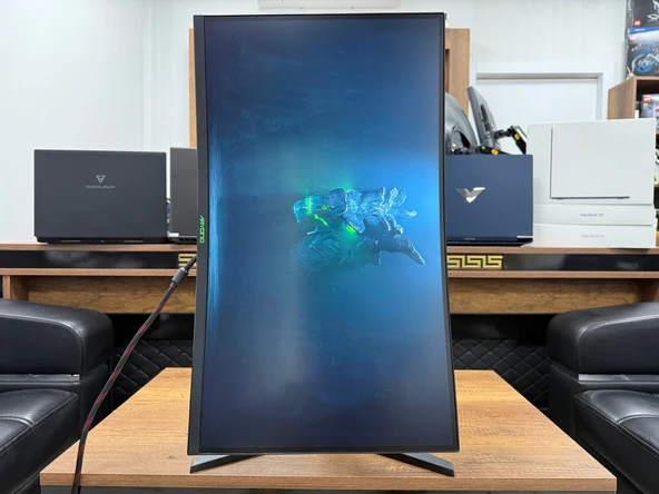 Monster Aryond A27 V2 27” 180Hz 1ms WQHD 2K Curved Pivot VA Oyuncu Monitörü (İKİNCİ EL) - Resim 2