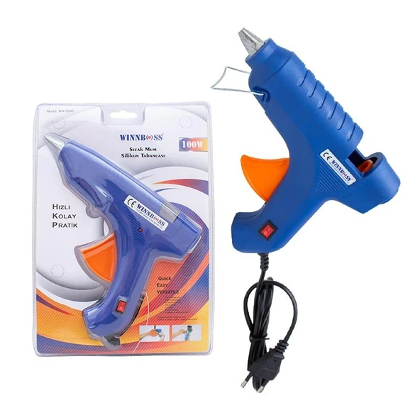 Winnboss WN-1200 100 Watt Anahtarlı Sıcak Silikon Tabancası ürün görseli 1
