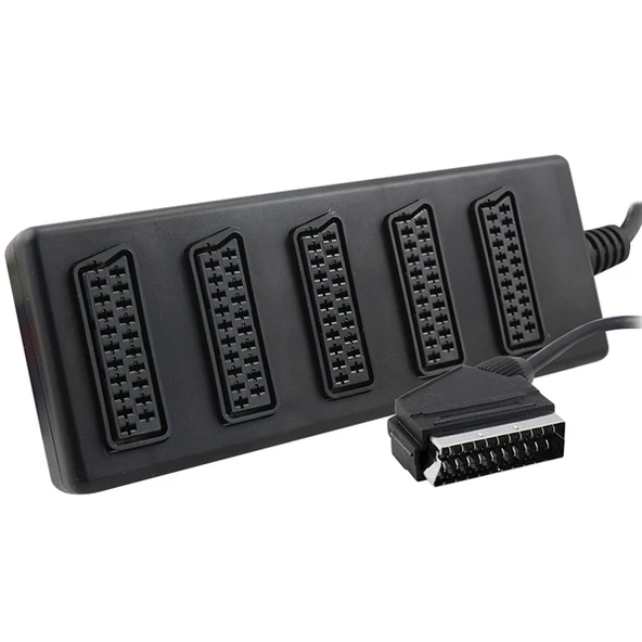 Elektromer 5’li Scart Dağıtıcı (1 Erkek - 5 Dişi Scart) ürün görseli 1