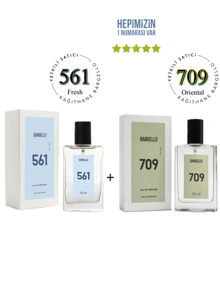 561 + 709 Erkek Parfüm Edp 50 Ml Fresh/oriental ürün görseli 1