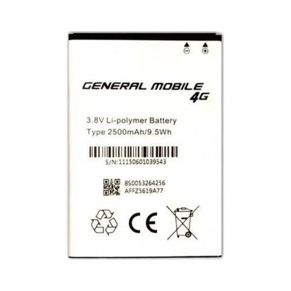 General Mobile Discovery Gm5D Batarya Pil 2500 Mah ürün görseli 1