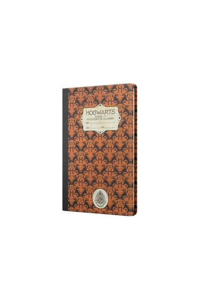 Mabbels Sert Kapak Butik Defter Harry Potter Hogwarts Hafflepuf Kahverengi 80 YP 15x21 DFT-388180 ürün görseli 1