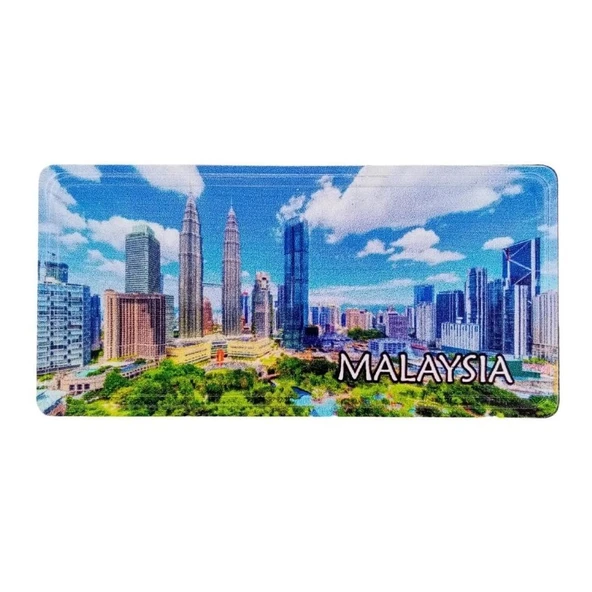 Malezya Temalı Plaka Magnet ürün görseli 1
