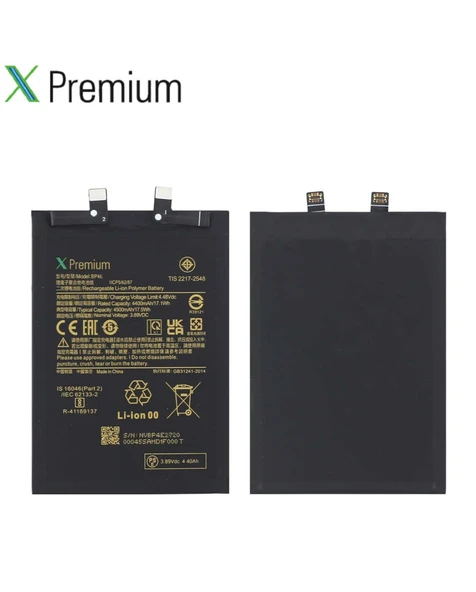 Xiaomi Mi 13 Lite (BP4E) Batarya Xpremium – 4500 mAh Süper Yüksek Kapasiteli Güçlendirilmiş Pil ürün görseli 1