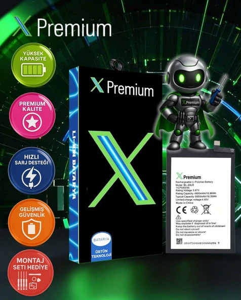 Infinix Hot 12 Batarya Xpremium – 5000 mAh Süper Yüksek Kapasiteli Güçlendirilmiş Pil ürün görseli 1