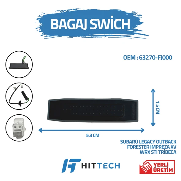Subaru impreza uyumlu bagaj açma düğmesi switchi ürün görseli 1