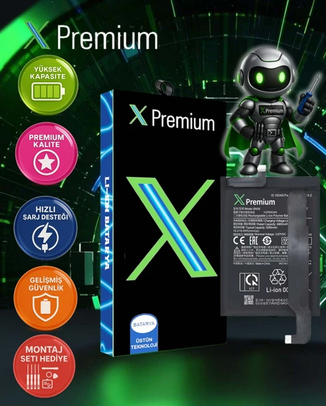 Xiaomi Redmi K40 BM56 Batarya Xpremium Pil Süper Yüksek Kalite 5065 mAh ürün görseli 1