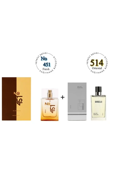 No:451 + 514 Unisex / Erkek Parfüm Edp 50 ml Fresh / Oriental - Mnms50no451514 ürün görseli 1