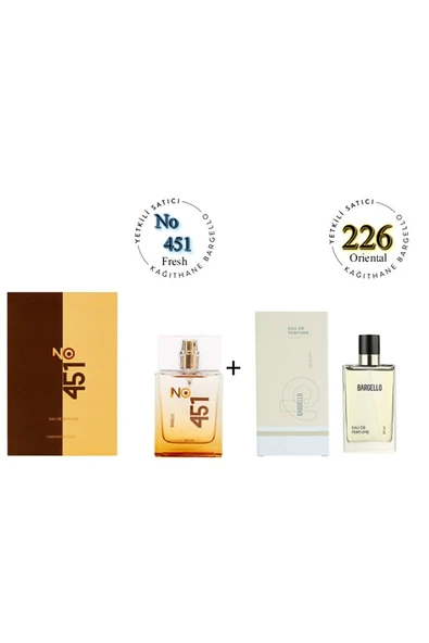 No:451 + 226 Unisex / Kadın Parfüm Edp 50 ml Fresh / Oriental - Mnms50no451226 ürün görseli 1