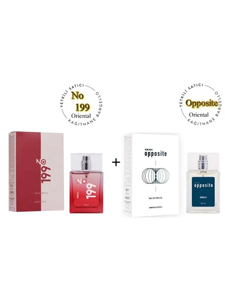 No: 199 + Opposıte Unissex / Erkek Parfüm Edp 50 ml Oriental  - Mnms50no199ops ürün görseli 1