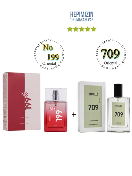 No: 199 + 709 Unisex / Erkek Parfüm 50 ml edp Oriental - Mnms50no199709 ürün görseli 1