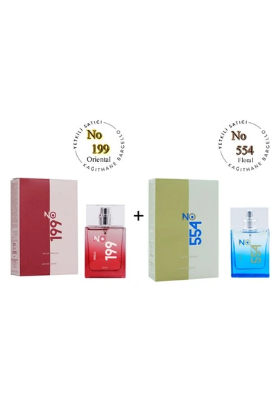No: 199 No:554 Unisex Parfüm Edp 50 ml Oriental / Floral - Mnms50no199554 ürün görseli 1