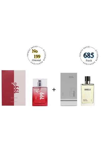 No: 199 + 685 Unisex / Erkek Parfüm EDP 50 ml Oriental / Fresh - Mnms50no199685 ürün görseli 1