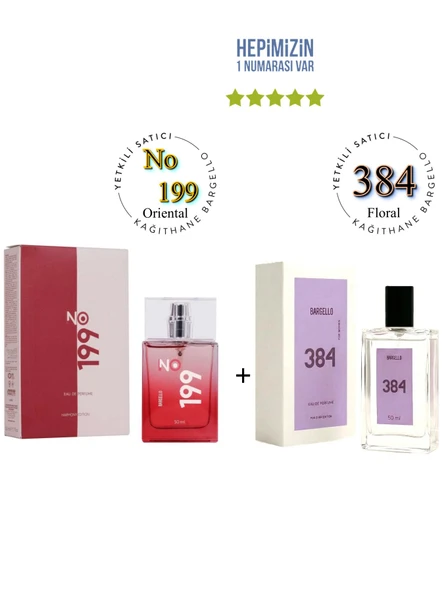 No:199 + 384 Unisex / Kadın Parfüm 50 ml Edp Floral / Oriental - Mnms50no199384 ürün görseli 1
