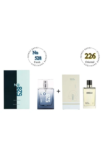 No: 528 + 226 Erkek / Kadın Parfüm Edp 50 ml Fresh / Oriental - Mnms50no528226 ürün görseli 1