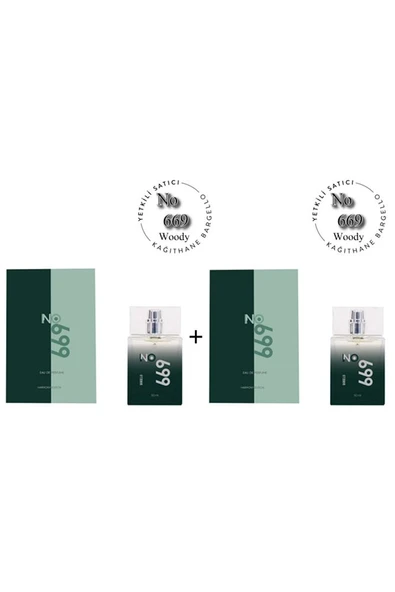 No:669 + No:669 Erkek Parfüm Edp 50 ml Woody - Mnms50no6692 ürün görseli 1